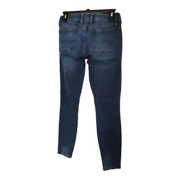 Lucky Brand Size 3/26 Charlie Jeans Super Skinny Distressed Dark Wash Stretch - Picture 1 of 9